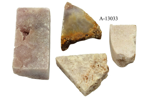A-13033 Rough Pink Amethyst (4 pc. Lot) 5.0 oz | Pink Amethyst | Wiccan Center
