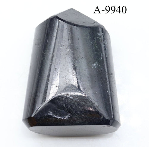 A-9940 Black Tourmaline Full Polished Tower 8.3oz. | Tourmaline | Wiccan Center