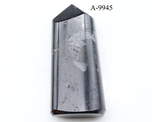 A-9945 Black Tourmaline Full Polished Tower 8.6oz. | Tourmaline | Wiccan Center