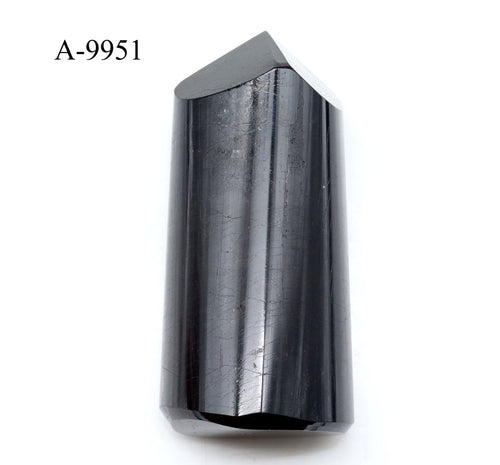 A-9951 Black Tourmaline Full Polished Tower 9.2oz. | Tourmaline | Wiccan Center