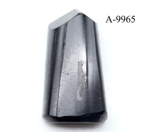 A-9965 Black Tourmaline Full Polished Tower 7.0oz. | Tourmaline | Wiccan Center