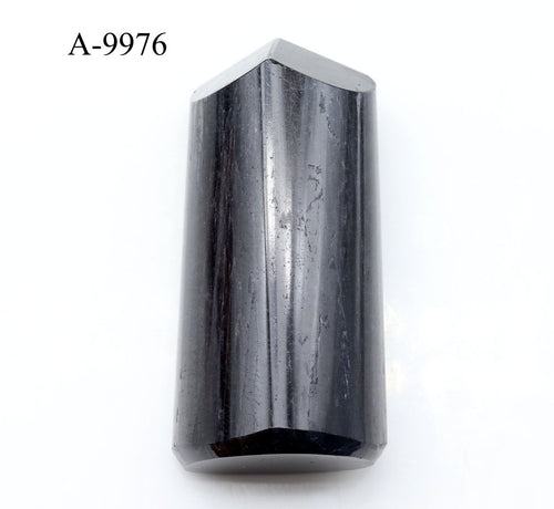 A-9976 Black Tourmaline Full Polished Tower 10.1oz. | Tourmaline | Wiccan Center
