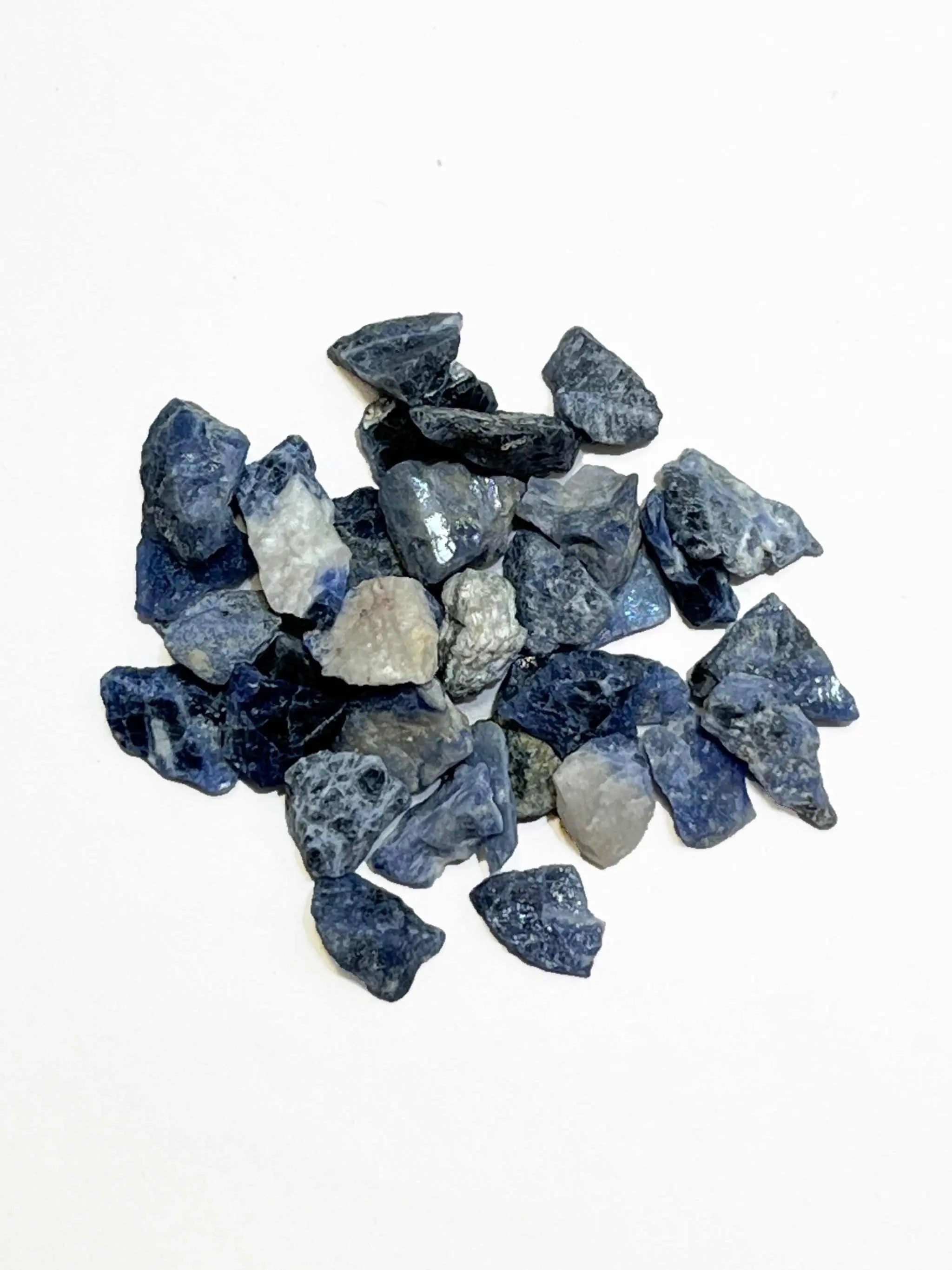 Sodalite Rough Chips | Tumbled Stones | Wiccan Center