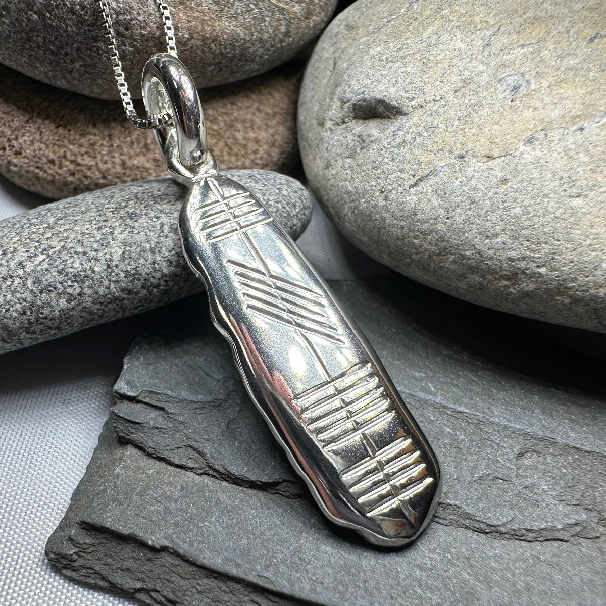 Gaelic Ireland Ogham Necklace - Made in Ireland