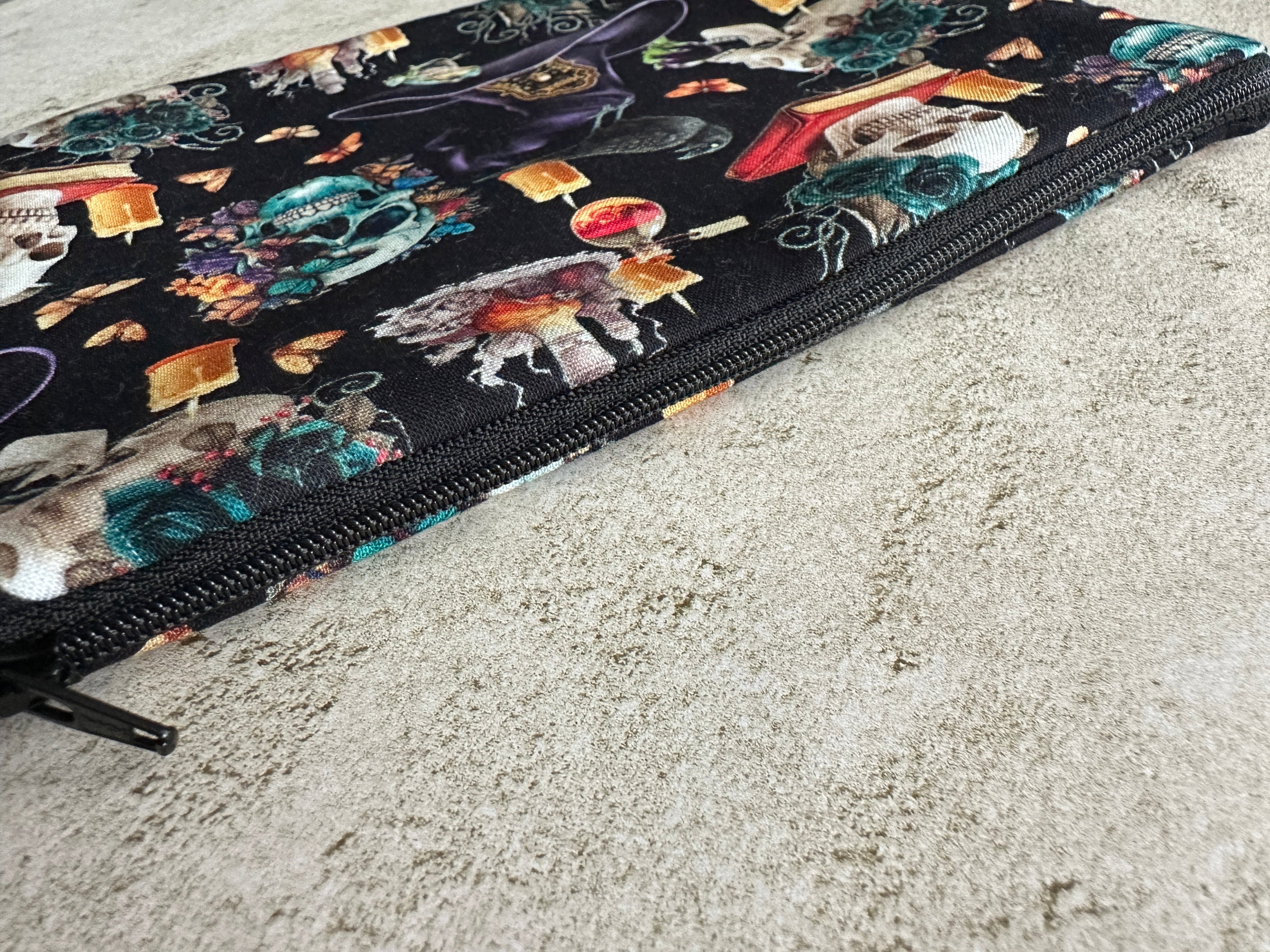 Witchy Tarot Card Bag With Zipper - Tarot Deck Storage Bag | Tarot Card Bags | Wiccan Center