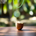 Aventurine Small Circle Necklace