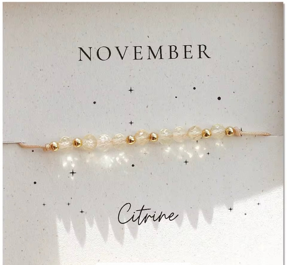Crystal Birthstone Bracelet | Bracelets | Wiccan Center