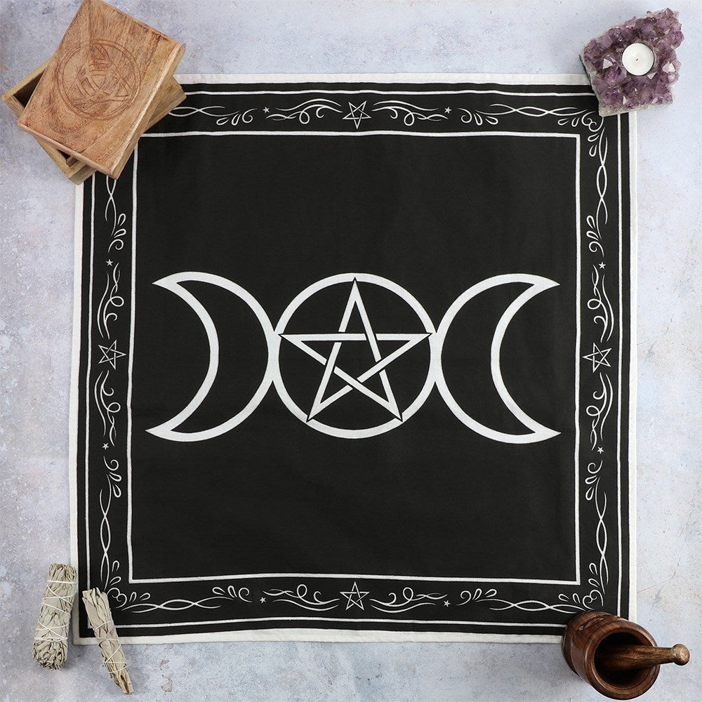 Triple Moon Goddess Altar Cloth | Altar Cloths | Wiccan Center