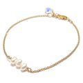Three Pearls Bracelet | 14K Gold Filled or Sterling Silver