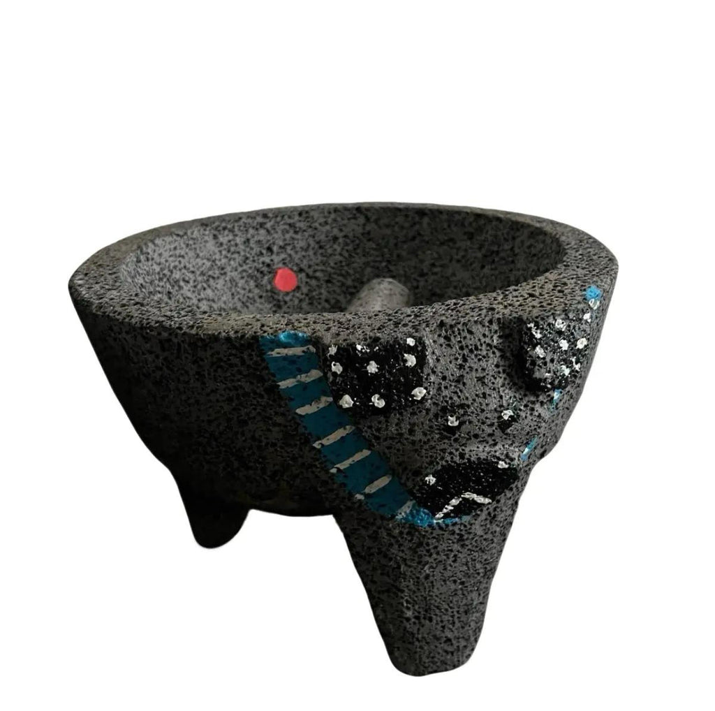 Molcajete Puerco Original 100% Lava Volcanic Stone Mortar and Pestle | | Wiccan Center