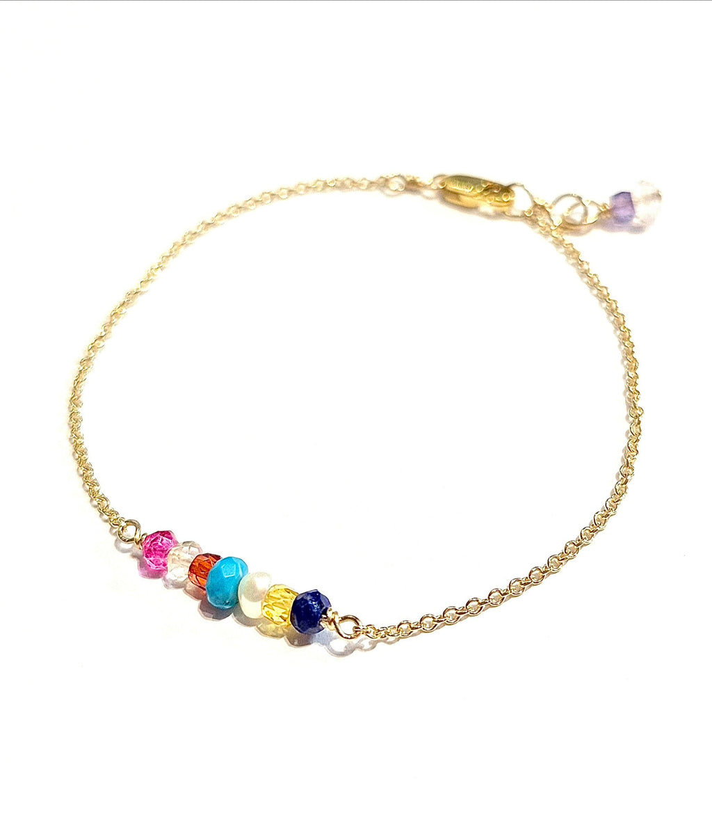 Pregnancy Stones bracelet with Swarovski Clasp