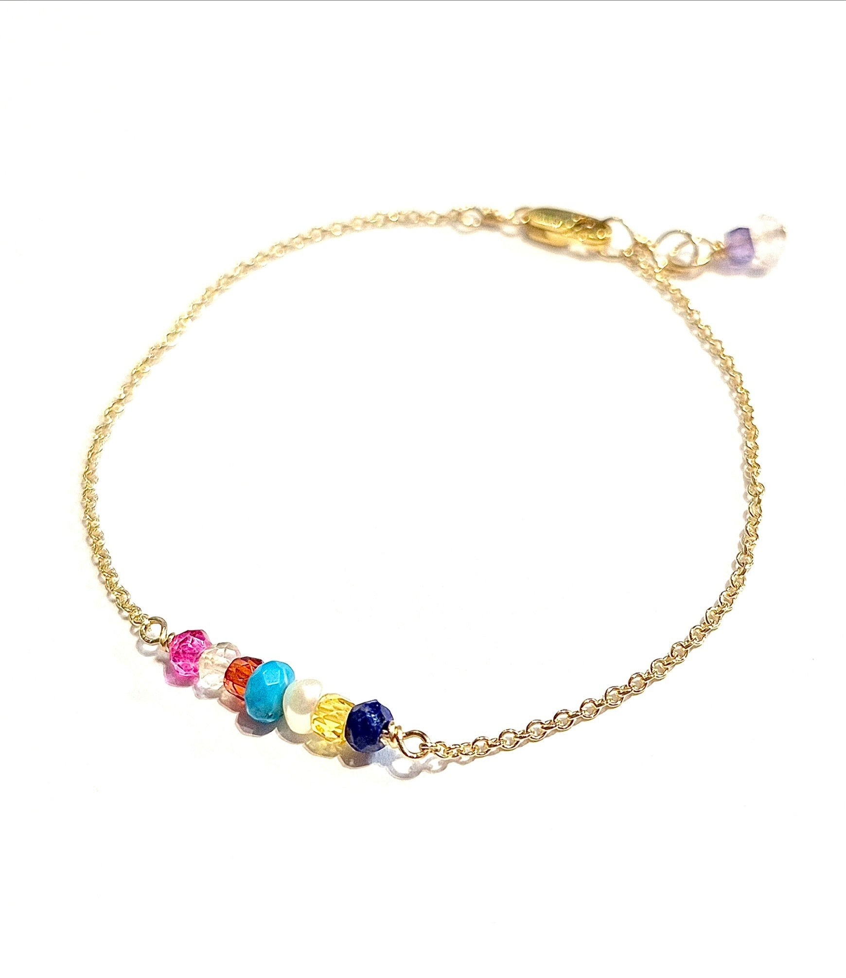 Pregnancy Stones bracelet with Swarovski Clasp