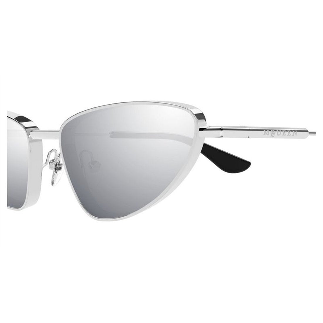ALEXANDER MCQUEEN Stylish Women's Metal Mini Sunglasses