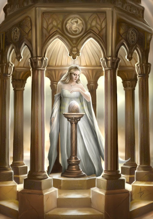 The Egg Card by Anne Stokes | Anne Stokes Eastern Promise Cards | Wiccan Center