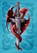 Dragon and Dagger Card by Anne Stokes | Anne Stokes Eastern Promise Cards | Wiccan Center