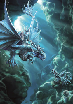 Water Dragon Card | Anne Stokes Age of Dragons Cards | Wiccan Center
