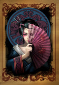 Geisha Skull Card | Anne Stokes Eastern Promise Cards | Wiccan Center