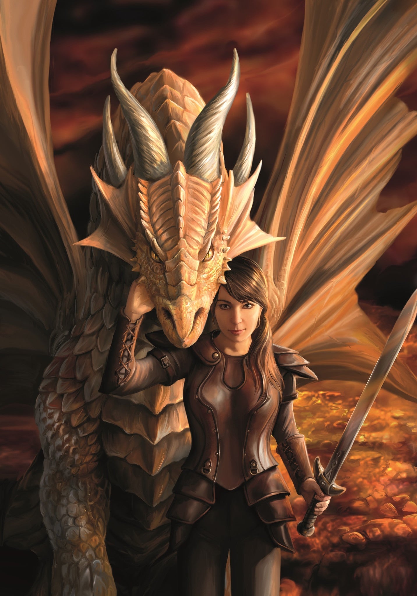 Inner Strength Card | Realms Cards by Anne Stokes | Wiccan Center