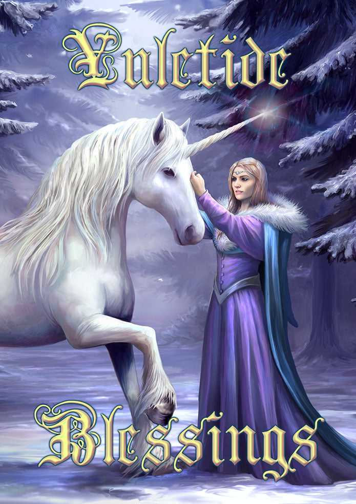Pure Magic Yule Card | Anne Stokes Yuletide Magic Cards | Wiccan Center
