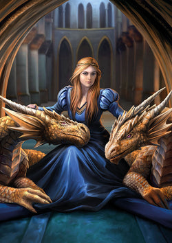 Fierce Loyalty Card | Anne Stokes Dragons Cards | Wiccan Center