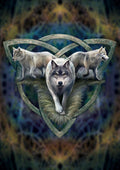 Wolf Trio Card | Anne Stokes Eastern Promise Cards | Wiccan Center