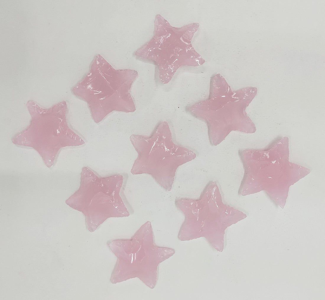 Flat Stars & Moon Shaped Gemstone Arrowheads. | Arr. Moons & Stars | Wiccan Center