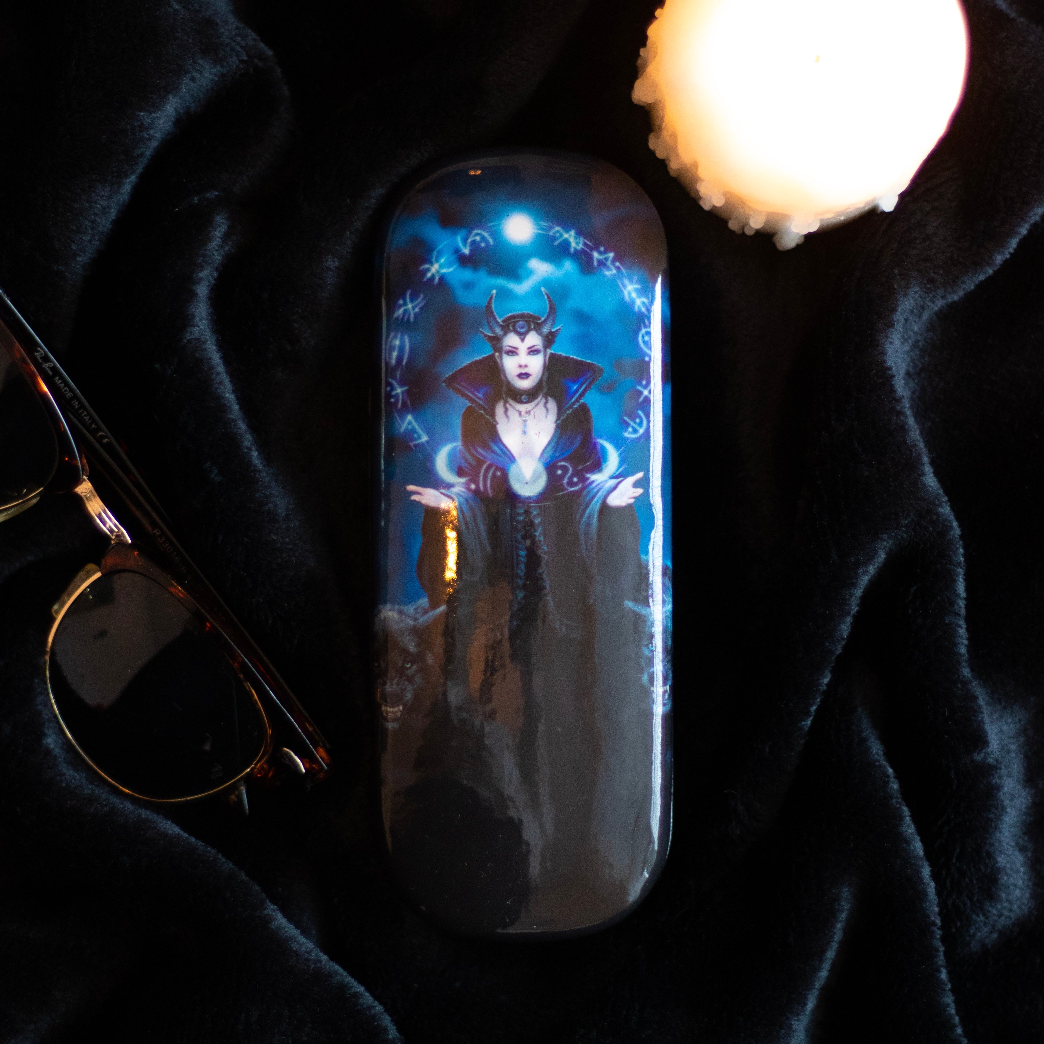 Moon Witch Eye Glass Case by Anne Stokes | Eyeglass Cases | Wiccan Center