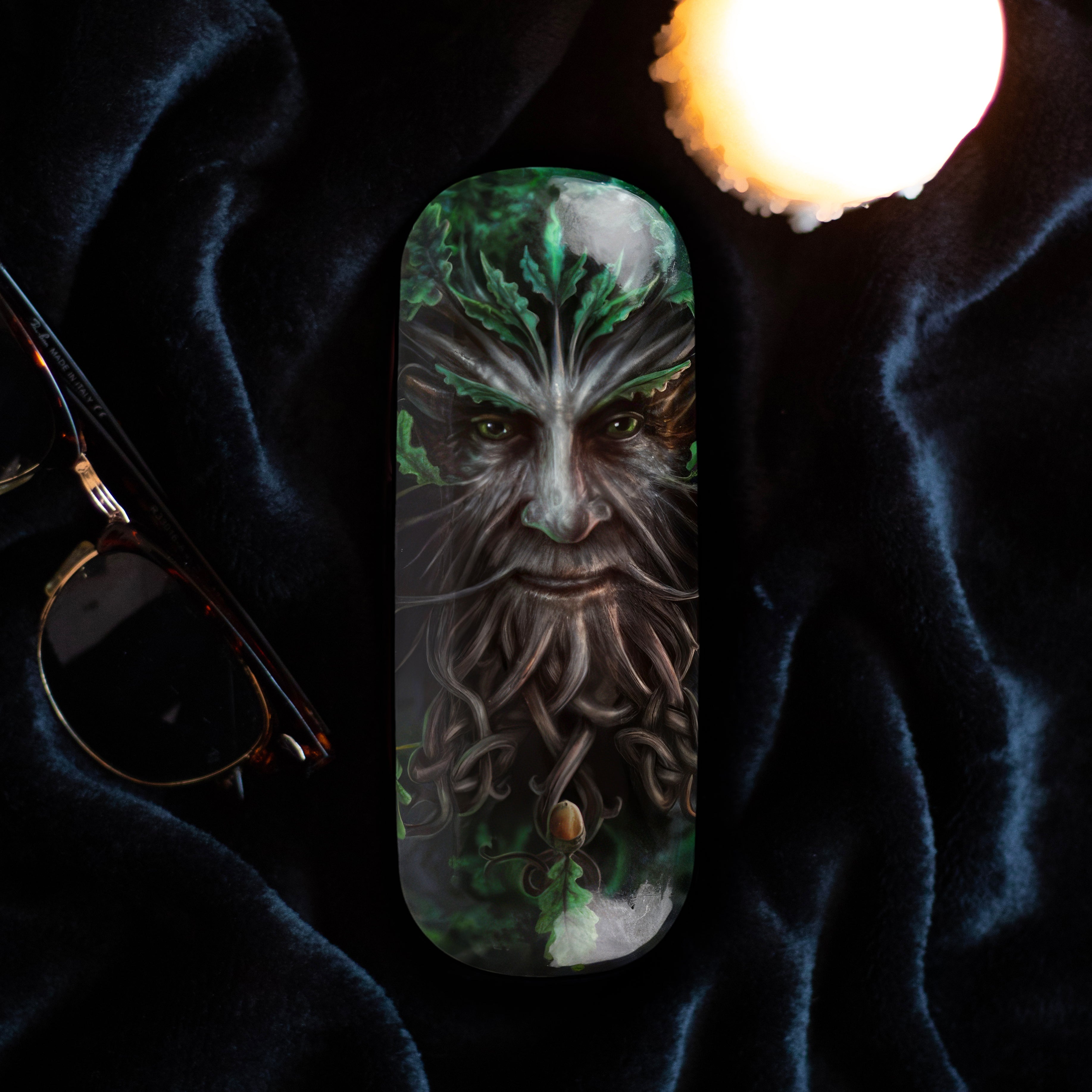 Oak King Eye Glass Case by Anne Stokes | Eyeglass Cases | Wiccan Center