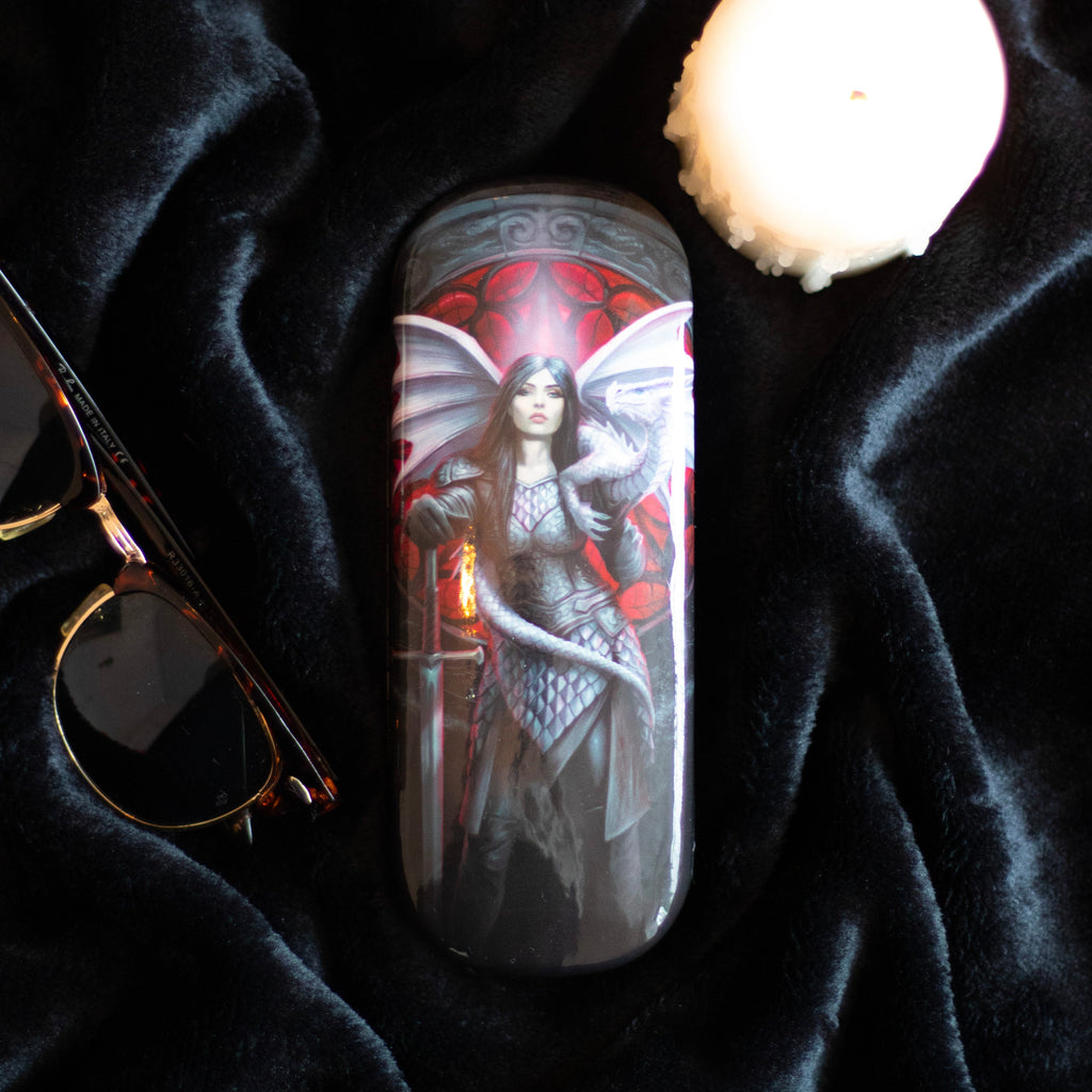 Valor Warrioress Eye Glass Case by Anne Stokes | Eyeglass Cases | Wiccan Center