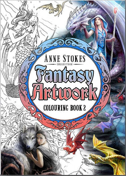 Anne Stokes Fantasy Art Coloring Book 2 | Books | Wiccan Center