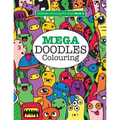 Mega Doodles Colouring ( Brilliant Colouring For Boys) - Paperback | Books | Wiccan Center