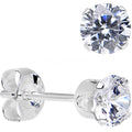 925 Sterling Silver CZ Stud Earrings | EARRINGS Stud | Wiccan Center