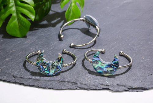 Abalone Shell Moon Bracelet | bracelets | Wiccan Center