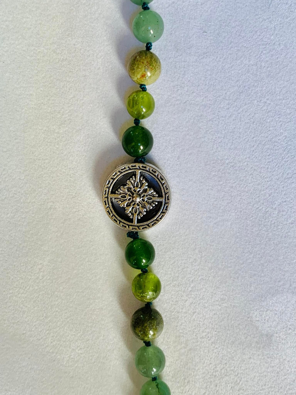 Adundantia Mala - Prosperity - Green Aventurine, Unakite, Peridot, Taiwanese Jade | | Wiccan Center