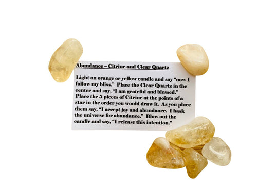Abundance: Clear Quartz and Citrine | | Wiccan Center