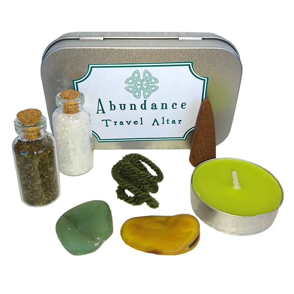 Abundance travel Altar Kit | Altar supplies | Wiccan Center
