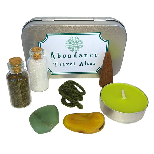 Abundance travel Altar Kit | Altar supplies | Wiccan Center