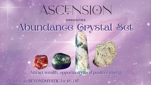 Abundance & Prosperity Crystal Grid Set - For Beginners or Experts - Crystal, Energy Healing | | Wiccan Center
