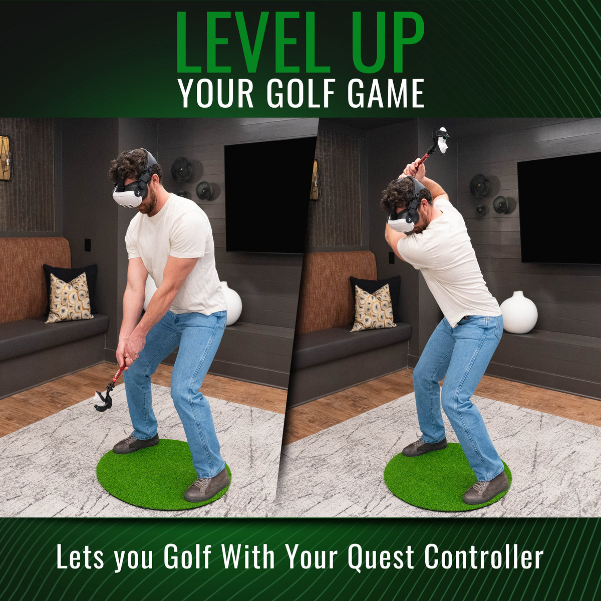 DriVR Ace - VR Golf Club Handle Accessory - Compatible with Quest 3/3s and Pro - For GOLF+ | | Wiccan Center