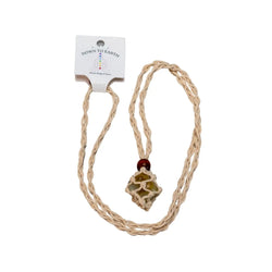 Adjustable Macrame Crystal Holder Necklace | | Wiccan Center