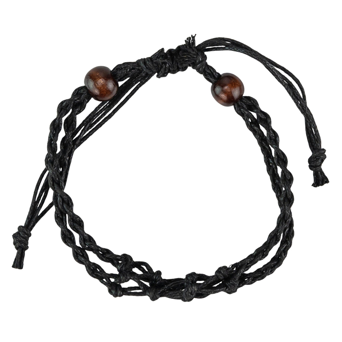 Adjustable Macrame Crystal Holder Bracelet | Bracelet | Wiccan Center