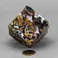 Agate Cube w/t cut Corner 416g