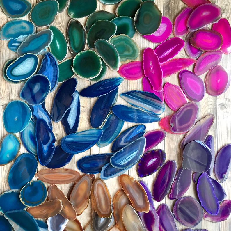Agate Thin Slices #00 1-KILO 1.5"-2.5"L