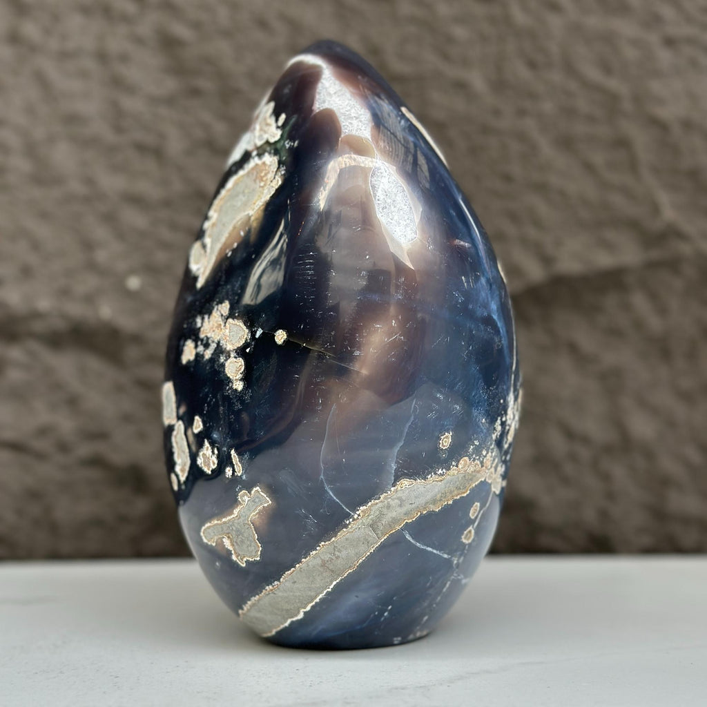 Agate & Amethyst Quartz Crystal Egg Cave | Rocks & Fossils | Wiccan Center