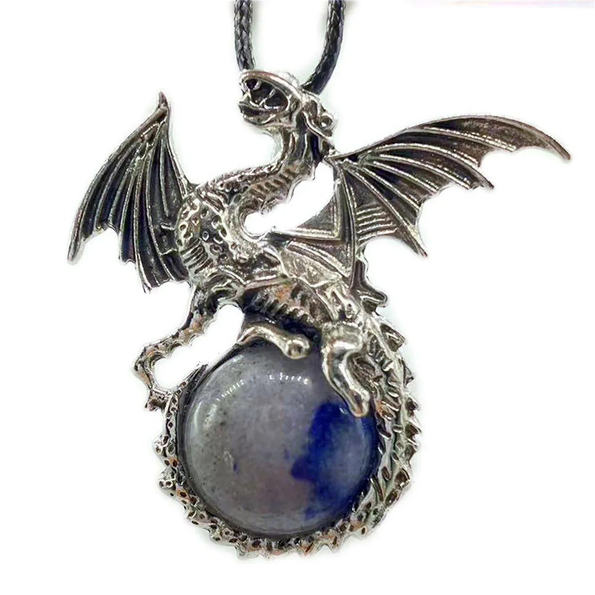Crystal Circle Dragon Necklaces | necklace | Wiccan Center