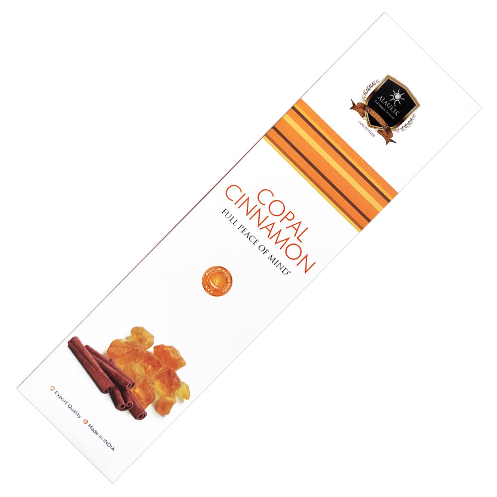 Alaukik Solitaire Collection - Copal Cinnamon - 50 Gram Pack | Incense | Wiccan Center