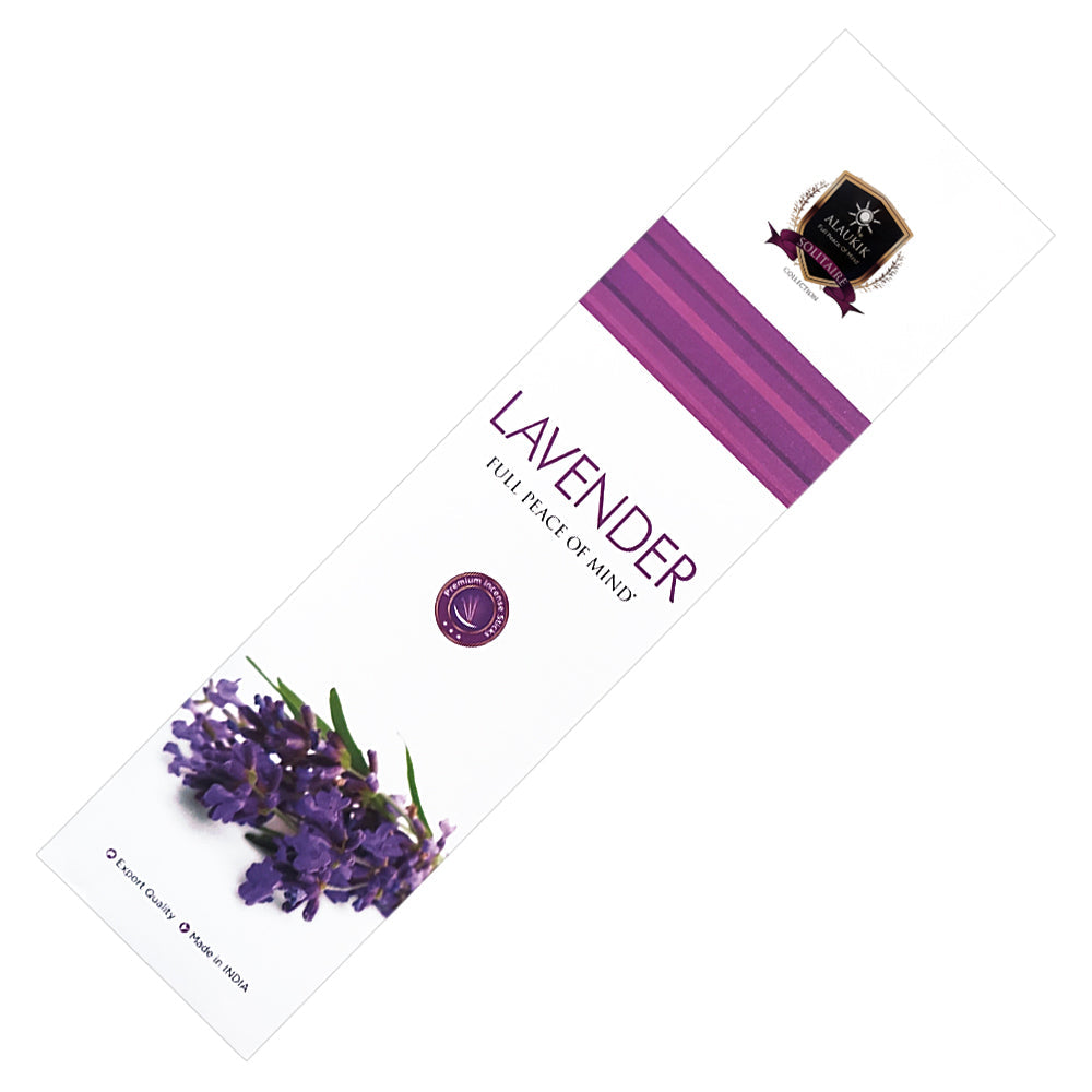 Alaukik Solitaire Collection - Lavender - 50 Gram Pack | Incense | Wiccan Center