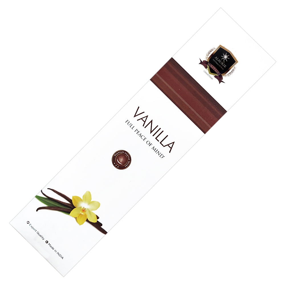 Alaukik Solitaire Collection - Vanilla - 50 Gram Pack | Incense | Wiccan Center