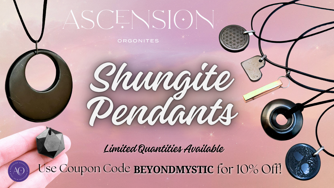 SHUNGITE PENDANTS! HURRY WHILE SUPPLIES LAST! - EMF Protection - Hand Cut Genuine Natural Shungite Pendant High Quality Black Lustrous Gemstone from Russia