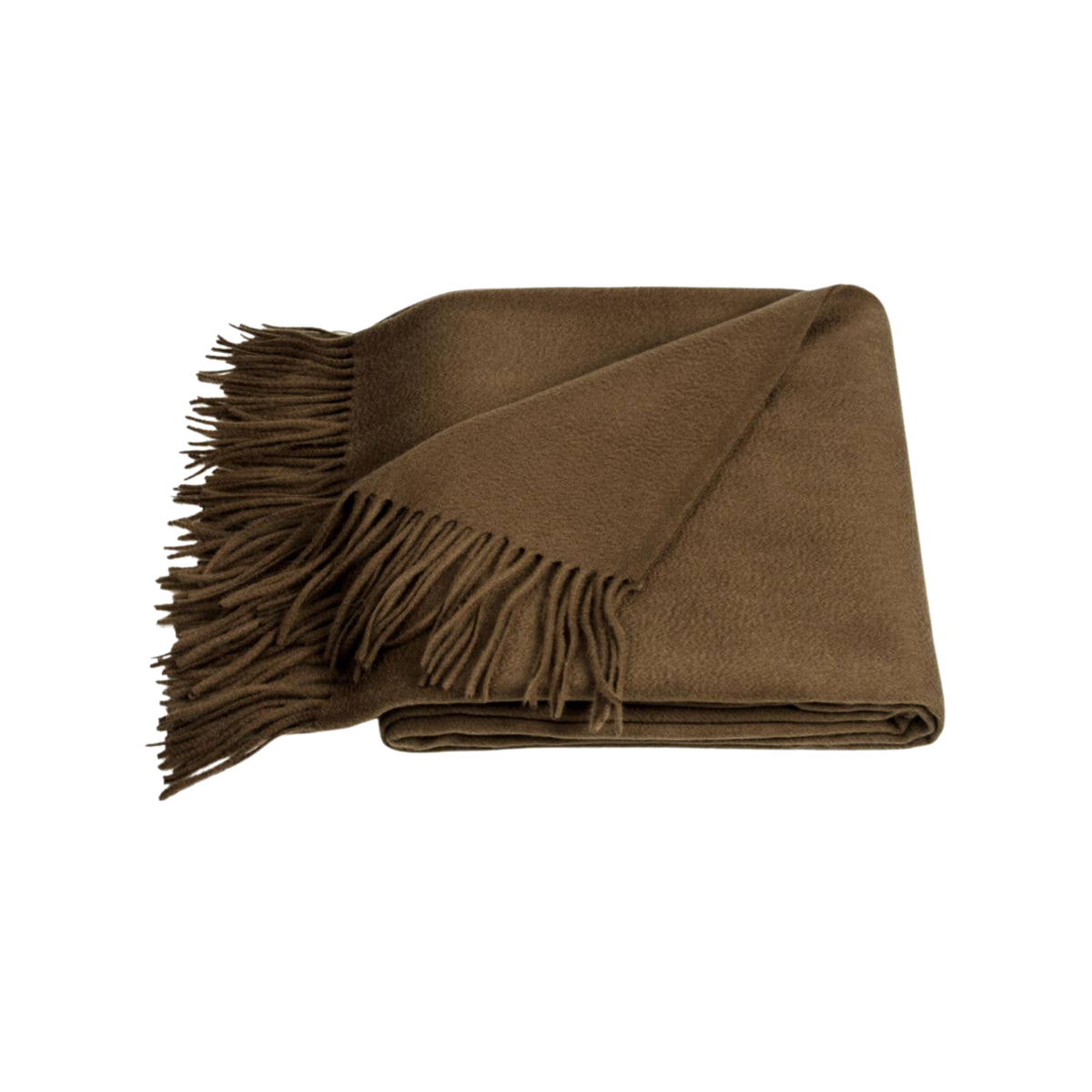 Amar Cocoa Camel Wool Throw Blanket | Throw | Wiccan Center